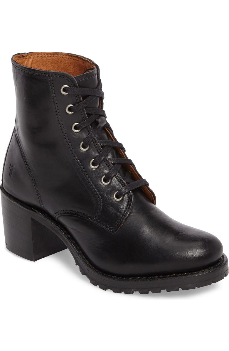 Frye Sabrina 6G Lace-Up Boot, Main, color,