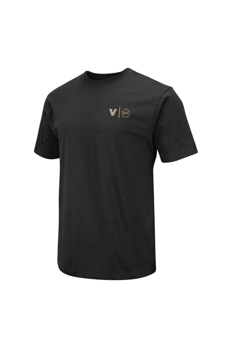Men's Colosseum Black Vanderbilt Commodores OHT Military Appreciation T-Shirt, Alternate, color, Black