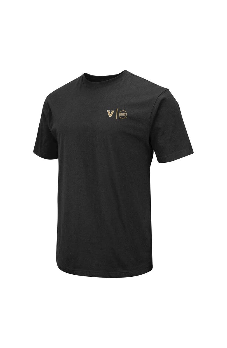 COLOSSEUM Men's Colosseum Black Vanderbilt Commodores OHT Military Appreciation T-Shirt, Alternate, color, Black