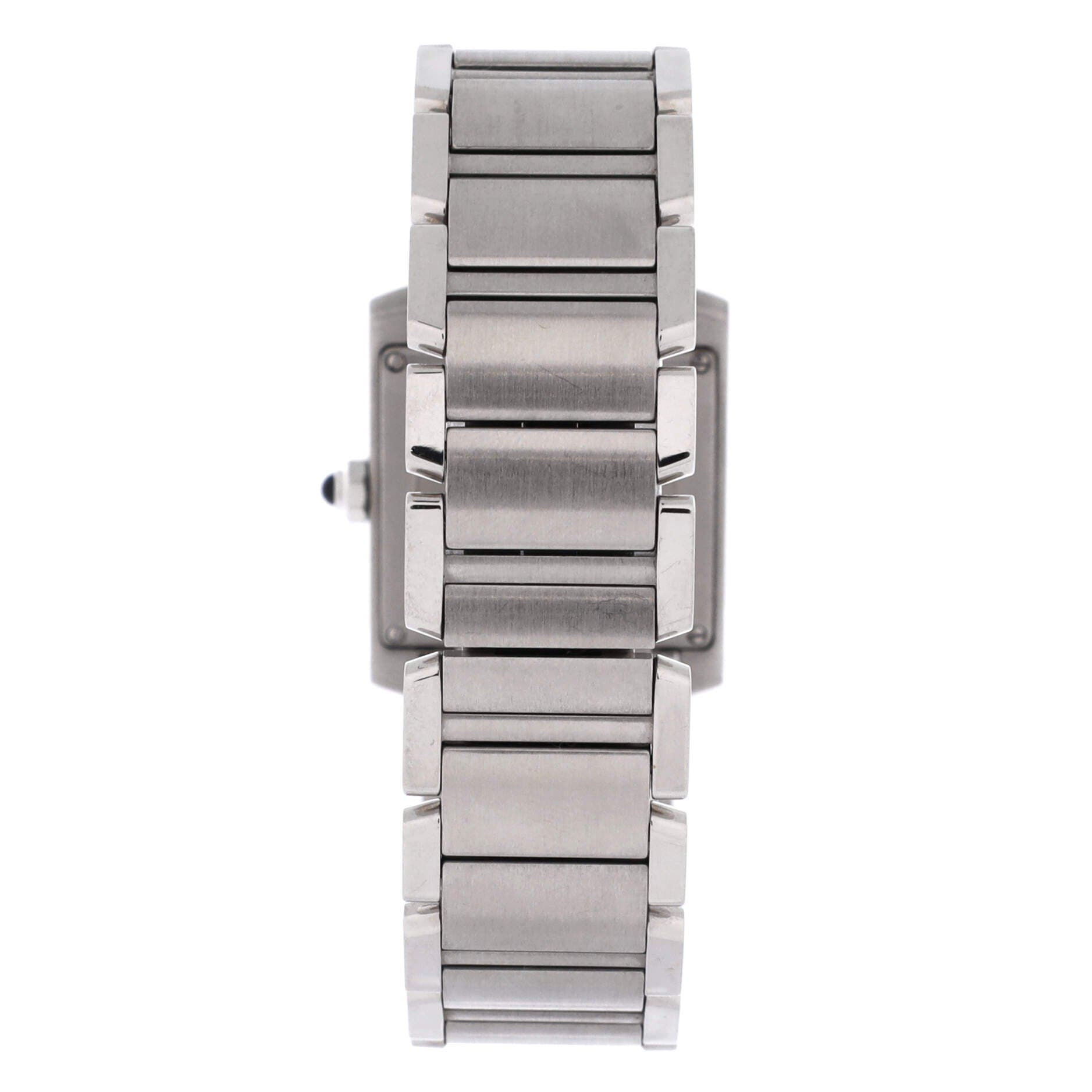 Tank Francaise Quartz Watch Stainless Steel 25, Alternate, color, Metallic Silver