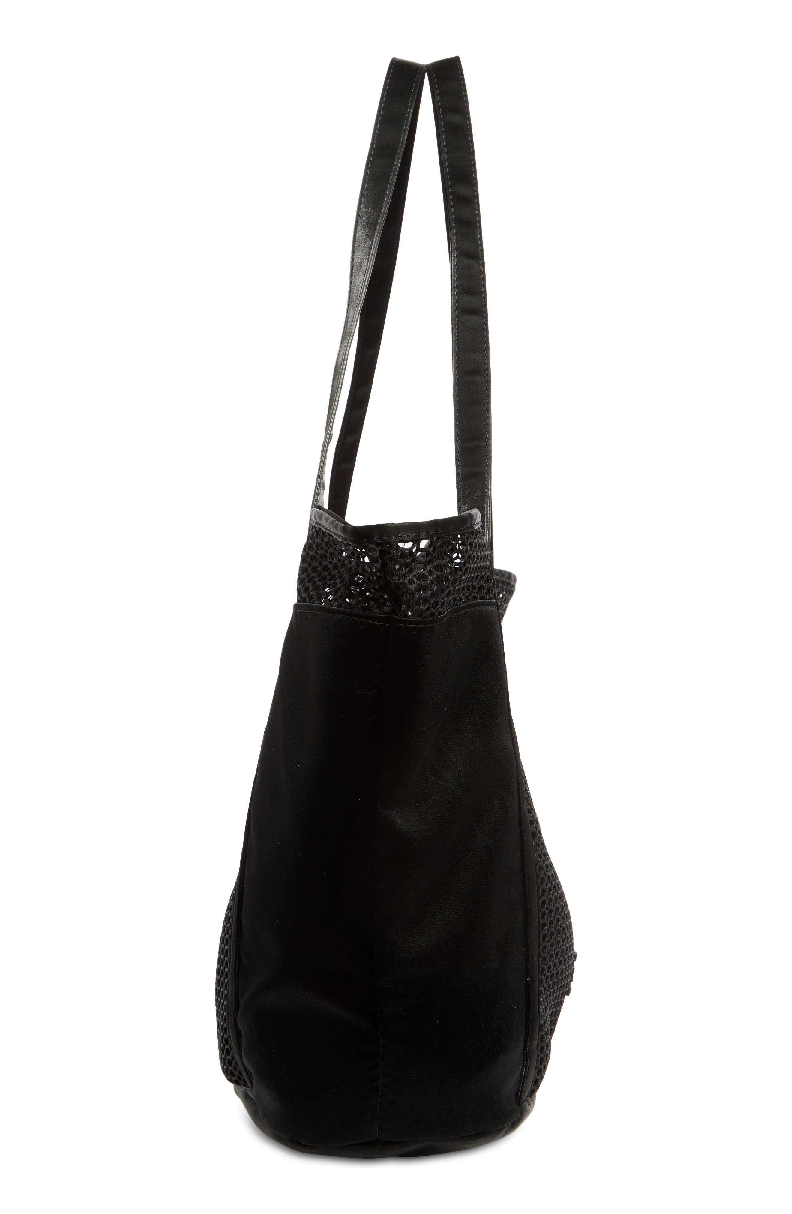 Sam Edelman Kyla Mesh Tote, Alternate, color, Black