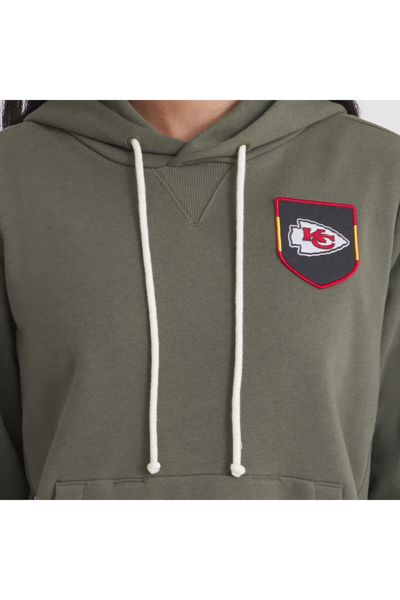 Women's Nike Olive Kansas City Chiefs 2025 Salute to Service Sideline Standard Issue Dri-FIT Hoodie, Alternate, color, Olive