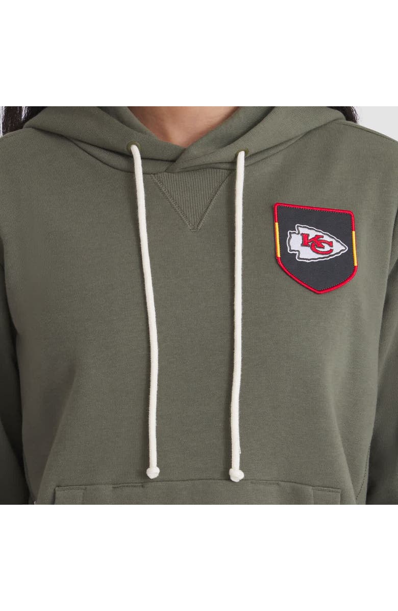 Nike Women's Nike Olive Kansas City Chiefs 2025 Salute to Service Sideline Standard Issue Dri-FIT Hoodie, Alternate, color, Olive