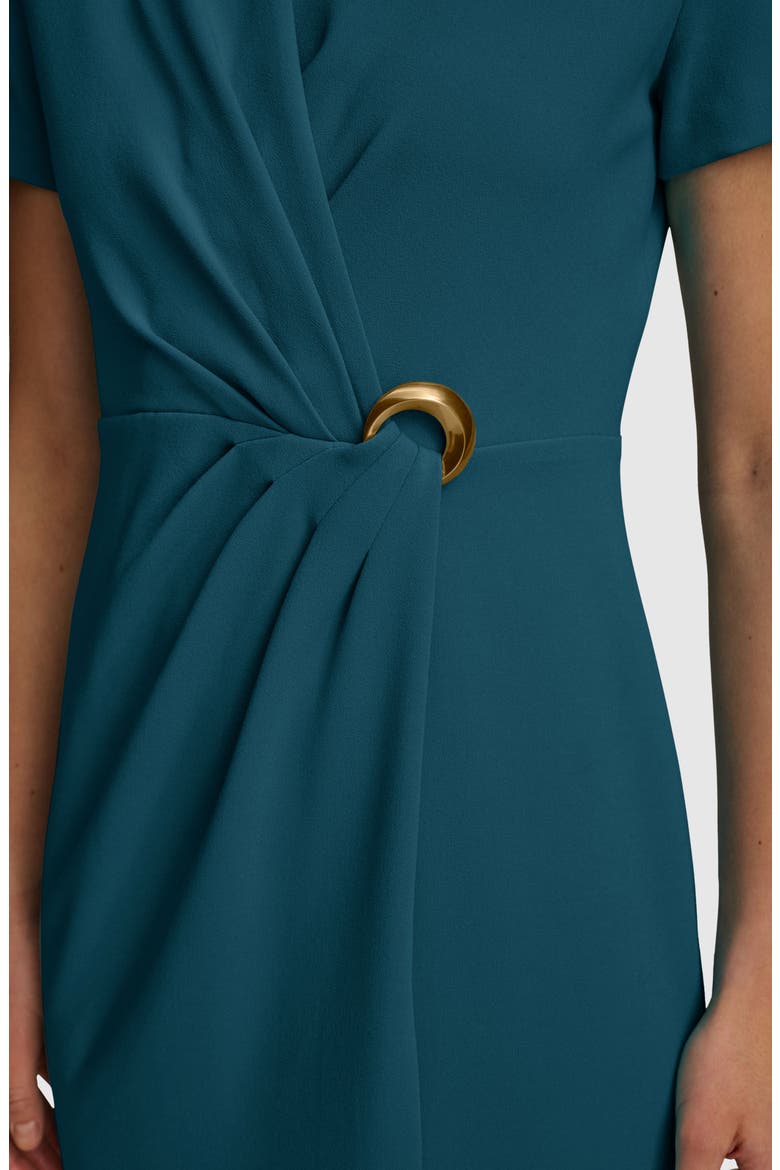 Ruched Sheath Dress, Alternate, color, TIDE