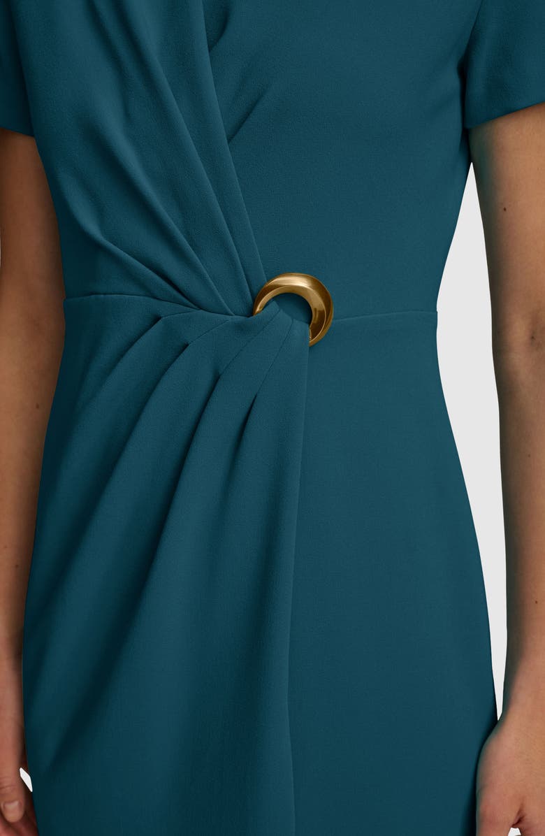 Donna Karan New York Ruched Sheath Dress, Alternate, color, 