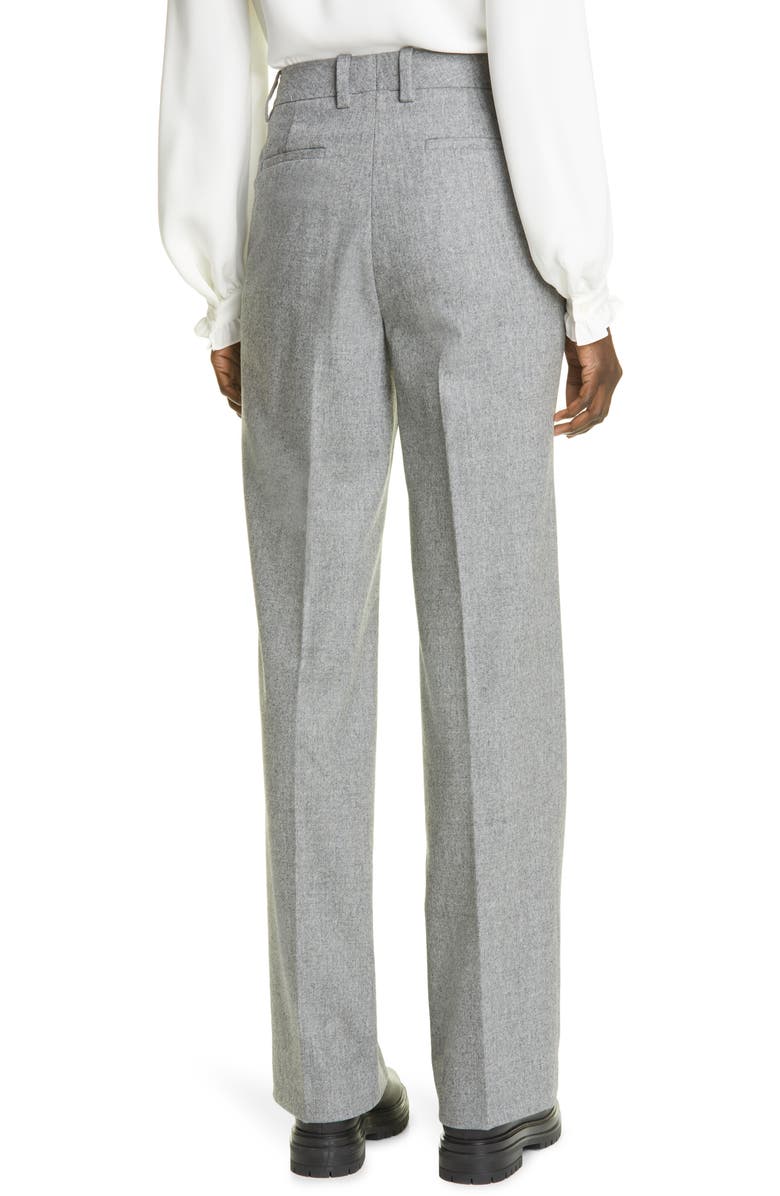 Lafayette 148 New York Gates Straight Leg Wool Blend Pants, Alternate, color, 