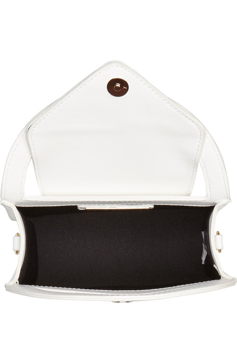 Street Level Envelope Flap Faux Leather Crossbody Satchel, Alternate, color,