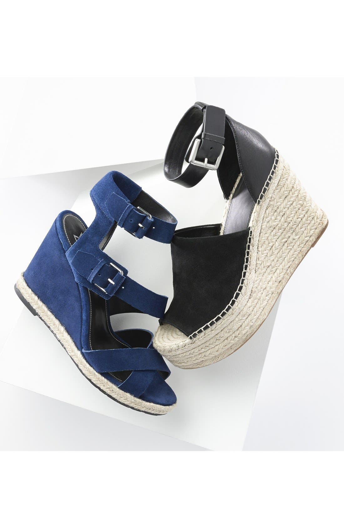 Marc Fisher LTD 'Karla' Wedge Sandal, Alternate, color, 