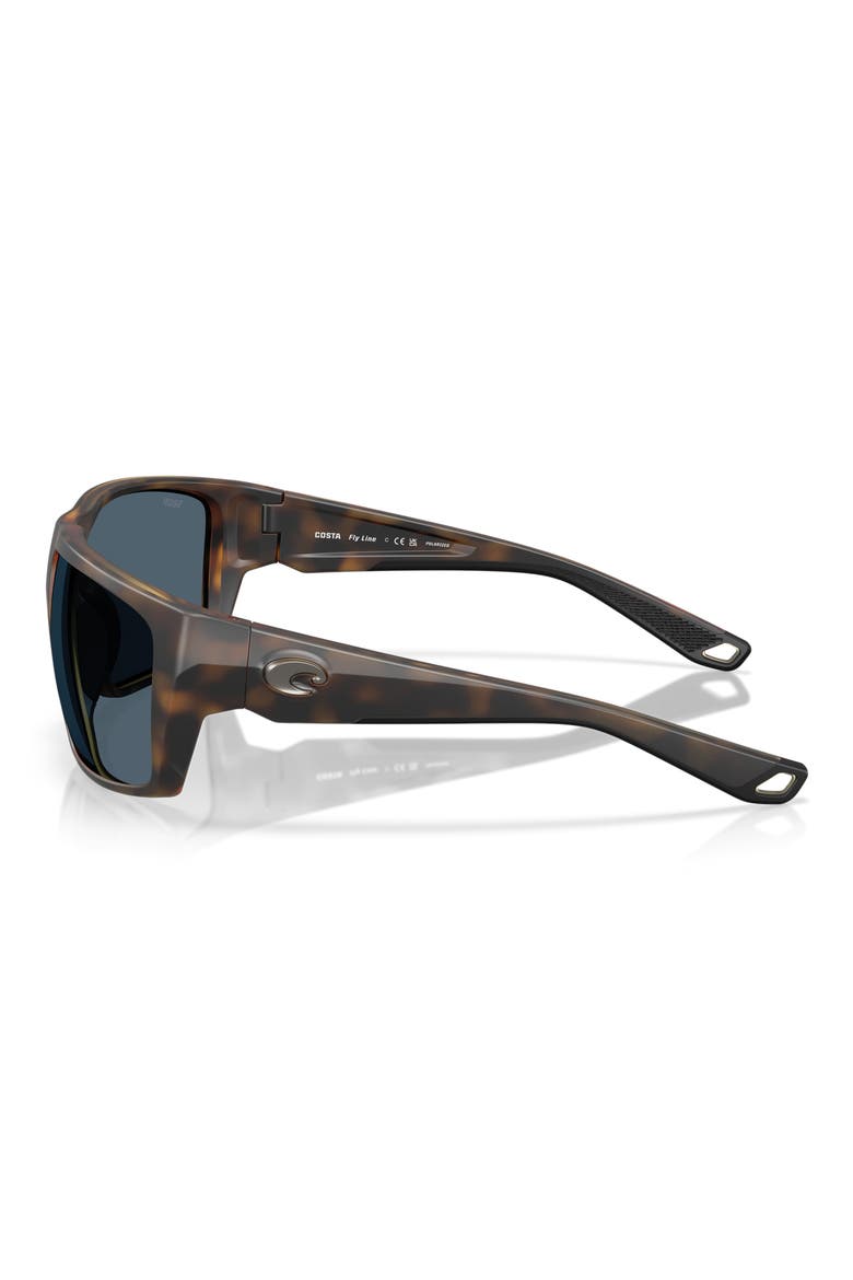 Fly Line 64mm Sunglasses, Alternate, color, MATTE TORTOISE / GRAY