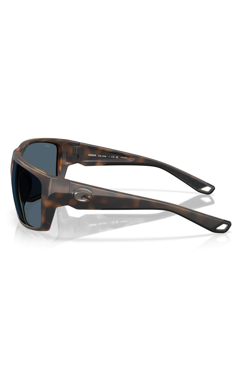 Costa Del Mar Fly Line 64mm Sunglasses, Alternate, color, Matte Tortoise / Gray