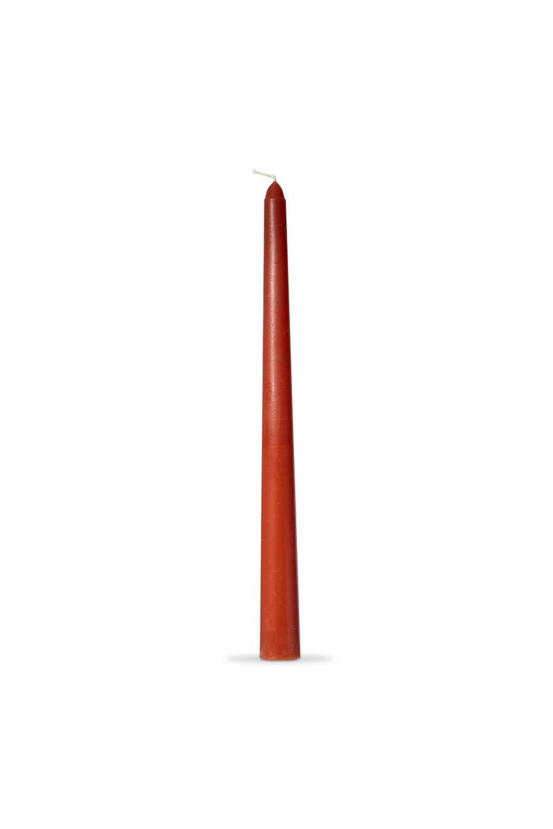 Color Studio Traditional Taper Unscented Candle Set of 4, Alternate, color, Orange