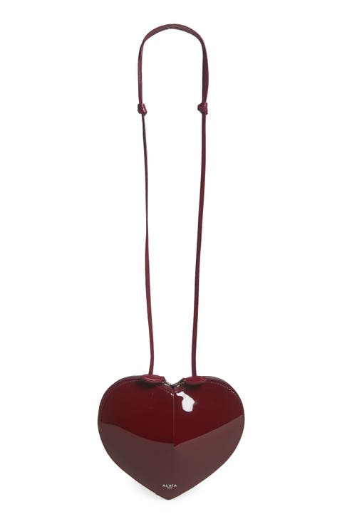 Le Coeur Patent Leather Crossbody Bag