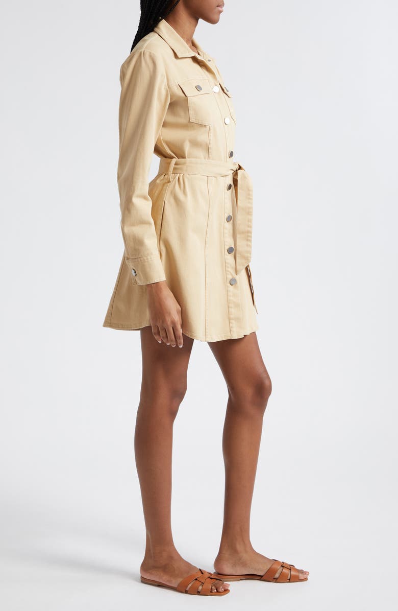 ATM Anthony Thomas Melillo Long Sleeve Stretch Cotton Twill Shirtdress, Alternate, color, 