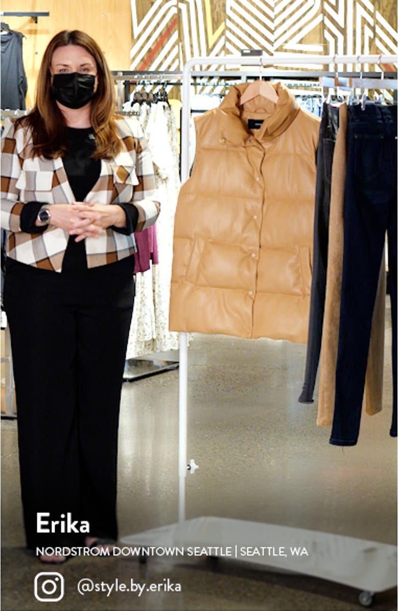 Bella Ofelia Coated Puffer Vest, sales video thumbnail