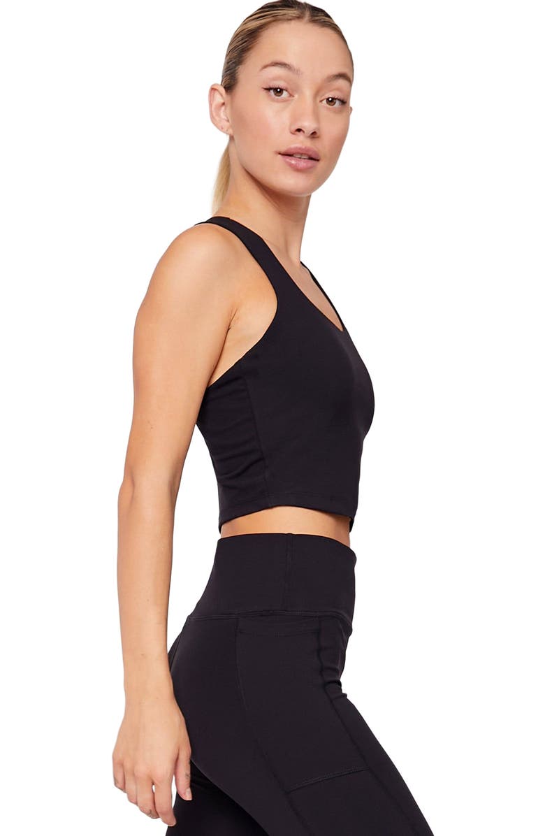 Rebody Active Juno Cloudlux Longline Bra, Alternate, color, Metropolis Black