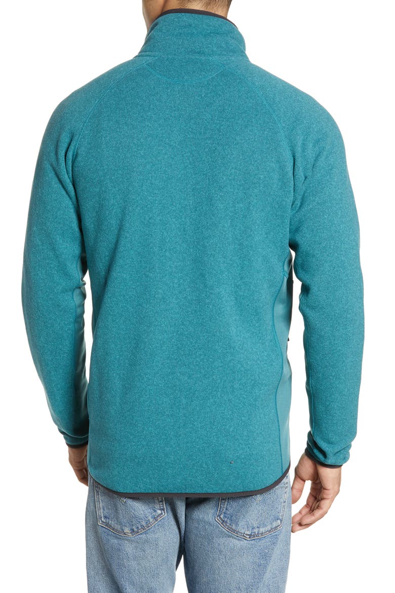 Better Sweater® Performance Slim Fit Zip Jacket, Alternate, color, TASMANIAN TEAL