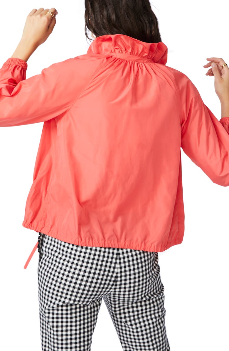 Court & Rowe Ruffle Neck Jacket, Alternate, color,