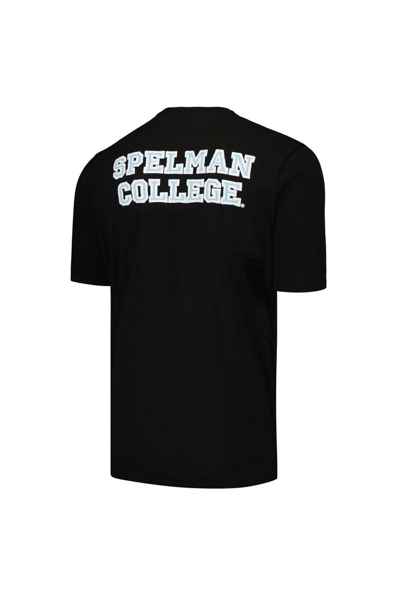 Men's FISLL Black Spelman College Jaguars Applique T-Shirt, Alternate, color, Black