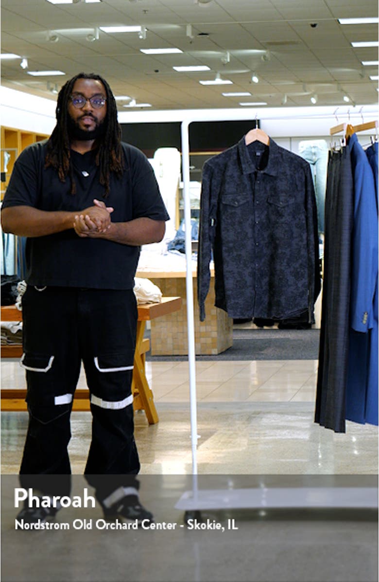 Mar Floral Flannel Snap-Up Western Shirt, sales video thumbnail