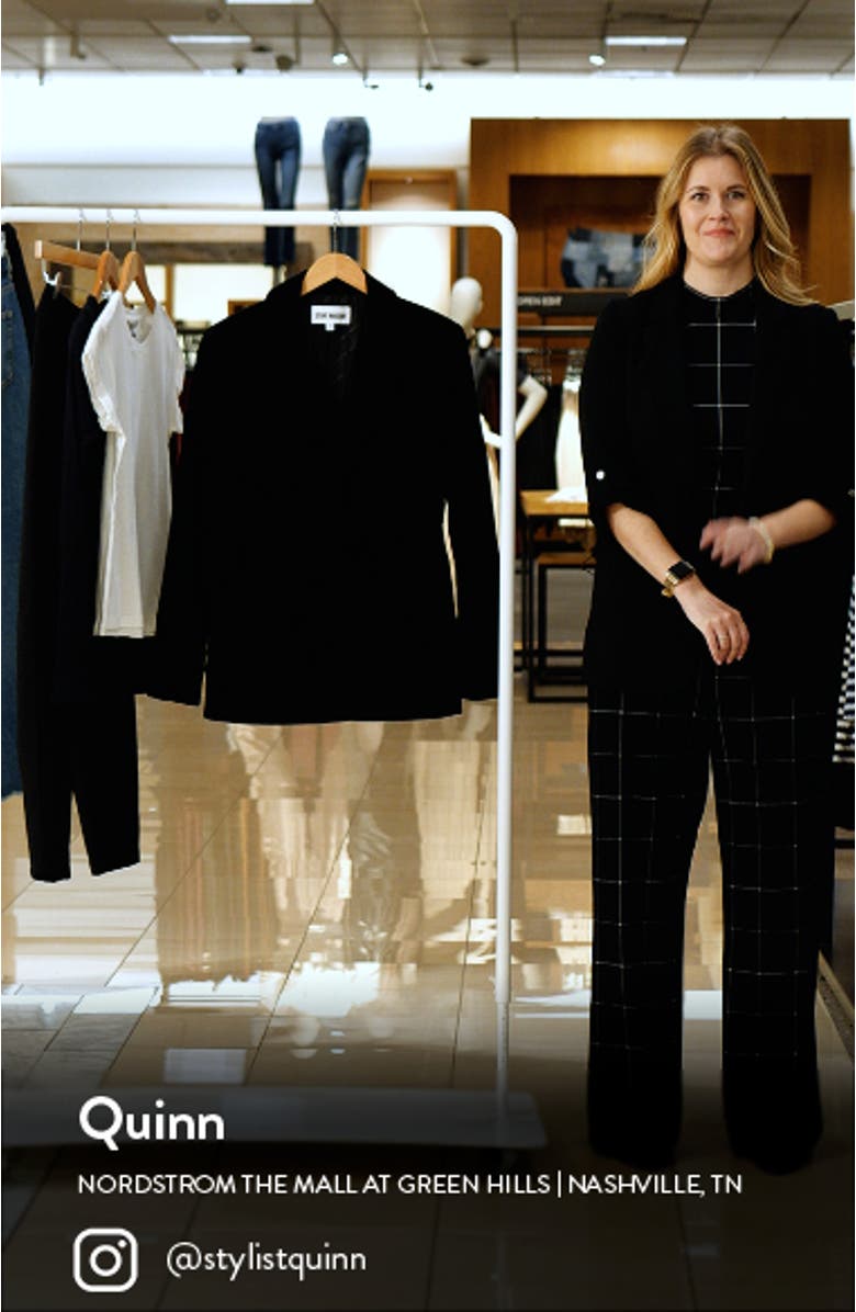 Harlow Velvet Blazer, sales video thumbnail