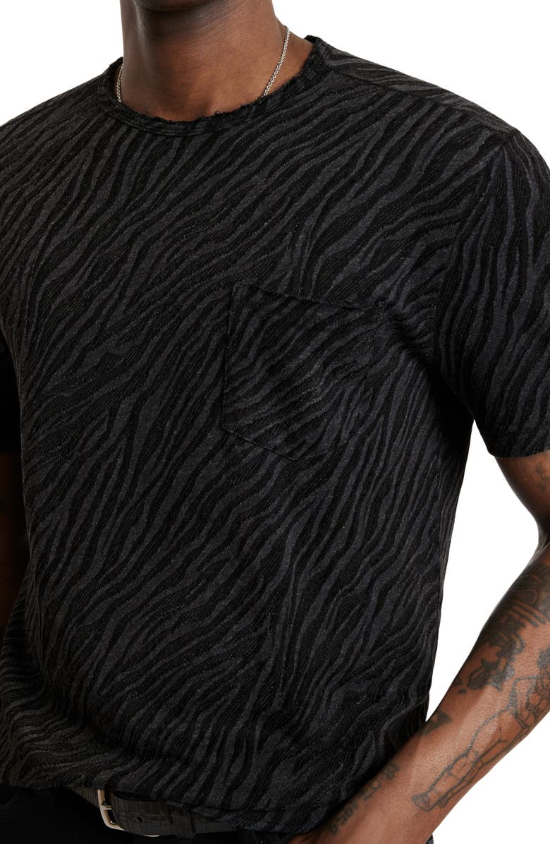 John Varvatos Kuhl Print Cotton Blend T-Shirt, Alternate, color, 