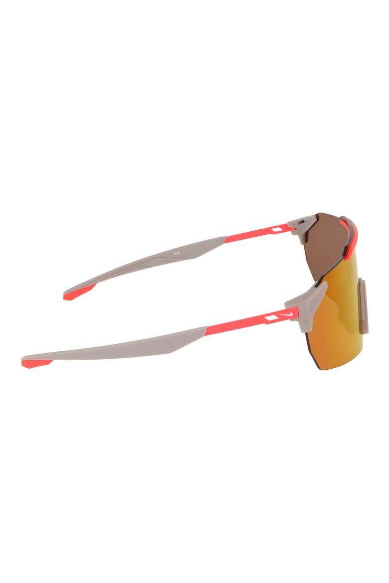 Limitless 61mm Shield Sunglasses, Alternate, color, COLLEGE GREY / ORANGE MIRROR
