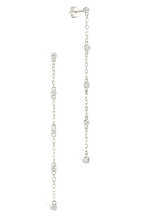 Evanthe Brilliant Cubic Zirconia Drop Earrings