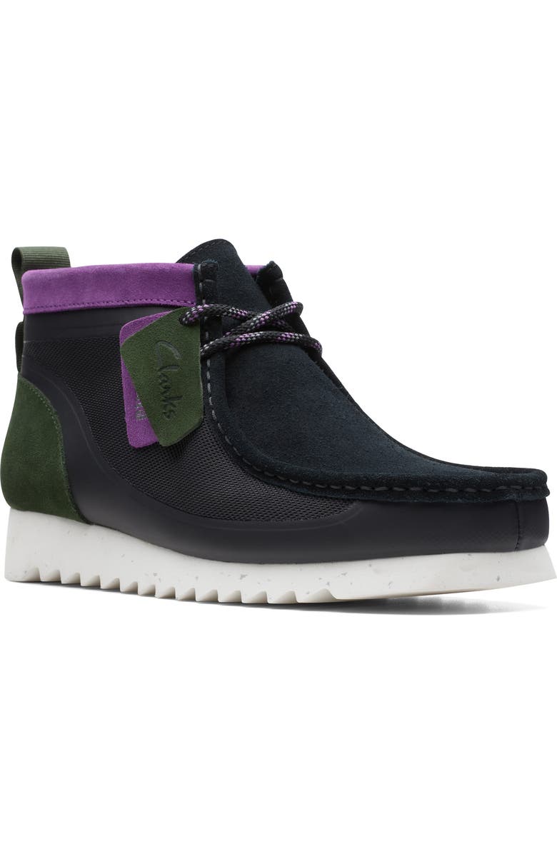 Clarks<sup>®</sup> Wallabee 2 Future Chukka, Main, color, Black Interest