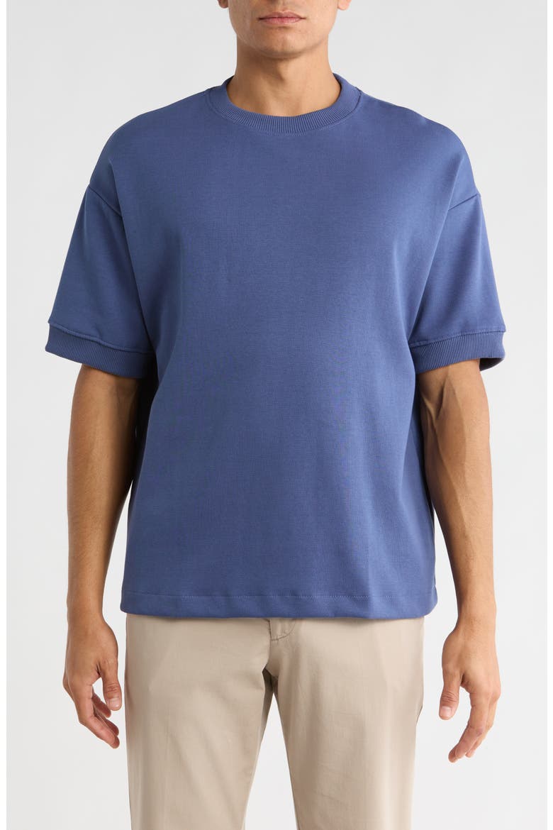Heavyweight Short Sleeve T-Shirt, Main, color, BLUE