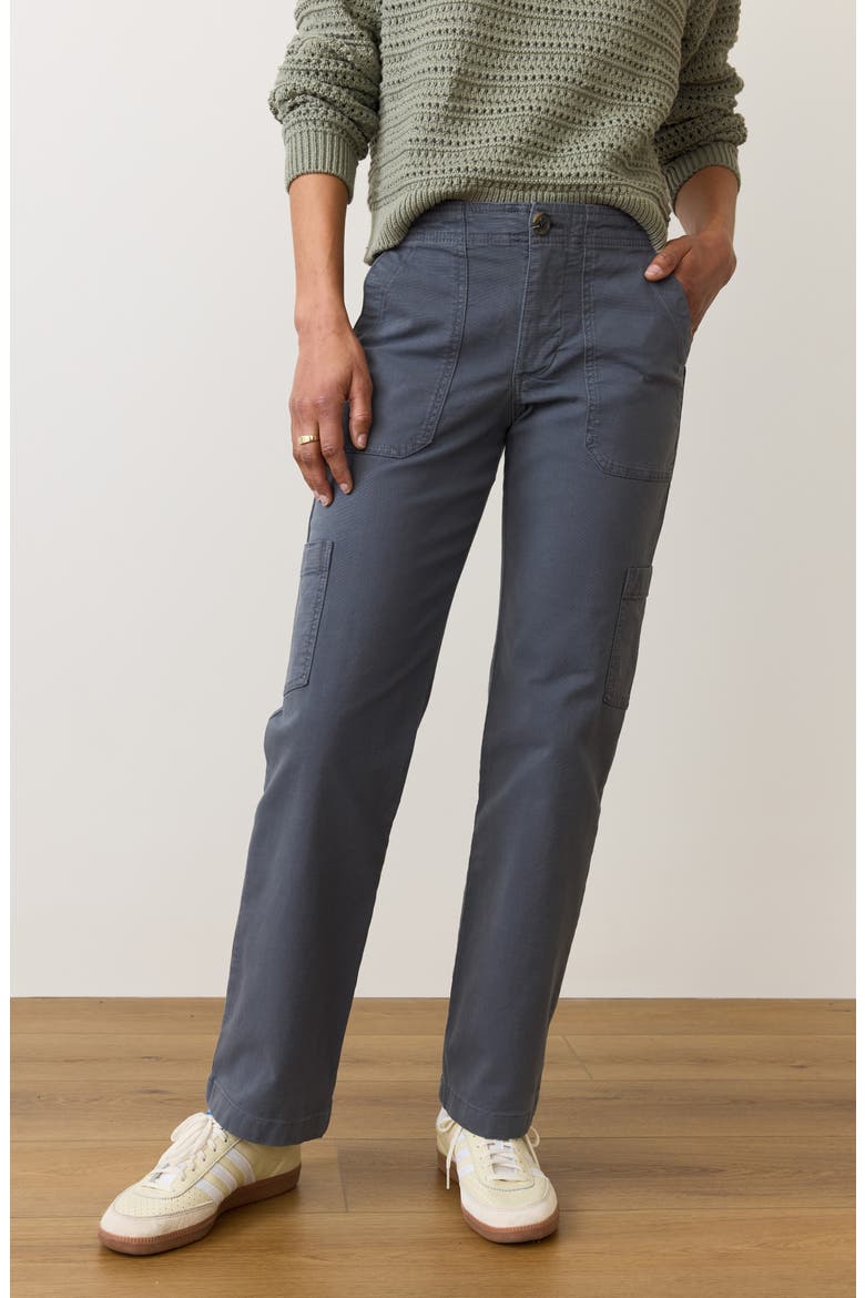 Aria Straight Leg Cargo Pants, Alternate, color, INDIA INK