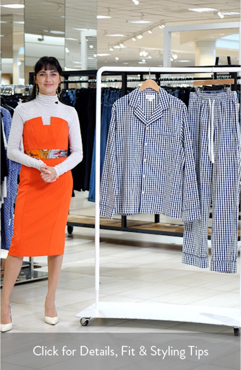 Poplin Woven Pajama Set, sales video thumbnail