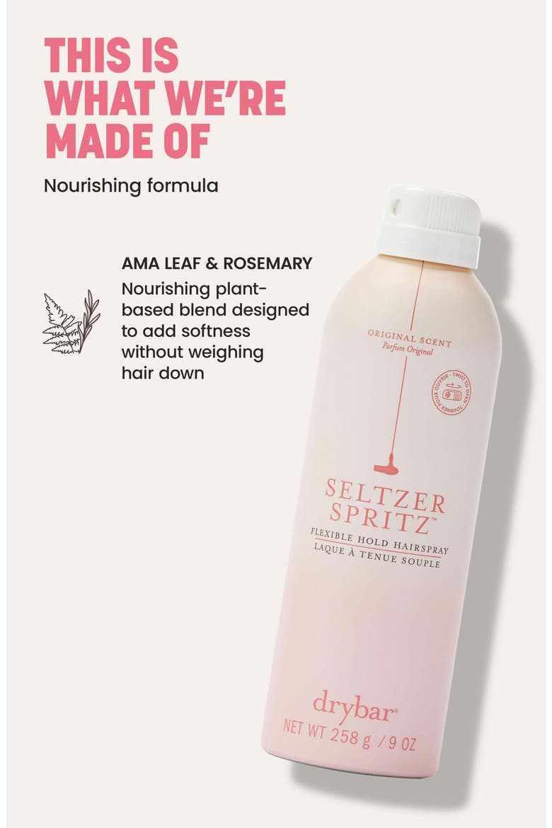 Seltzer Spritz Flexible Hold Hairspray, Alternate, color, NO COLOR