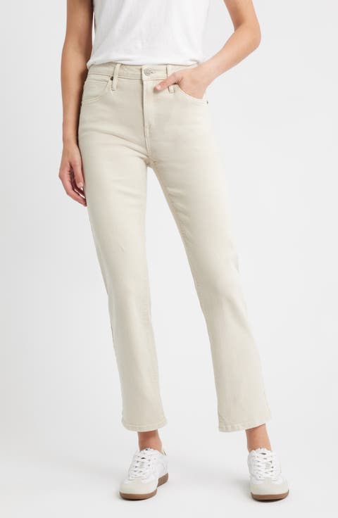 Dover Straight Leg Jeans (Bone White)