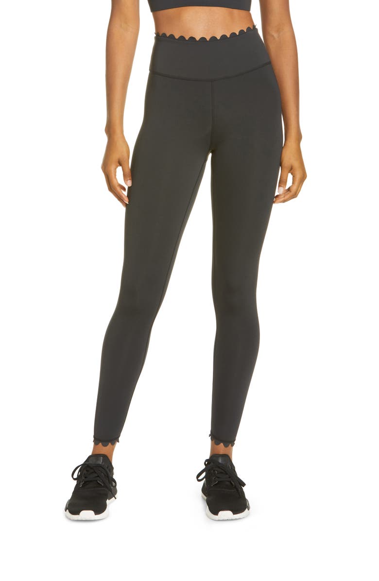 IVL Collective Scallop Active High Waist Leggings, Main, color,