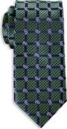 Oak Hill by DXL Big & Tall Simple Paisley Grid Tie