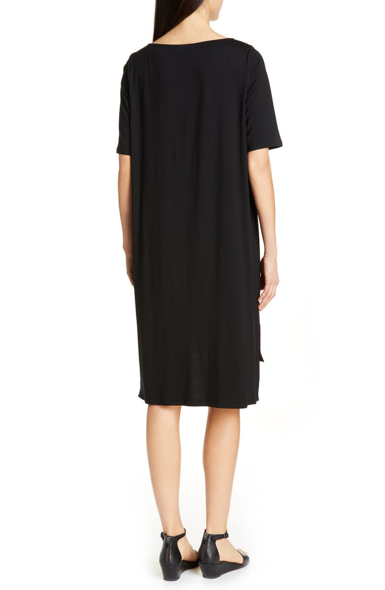 Eileen Fisher High/Low Shift Dress, Alternate, color, 