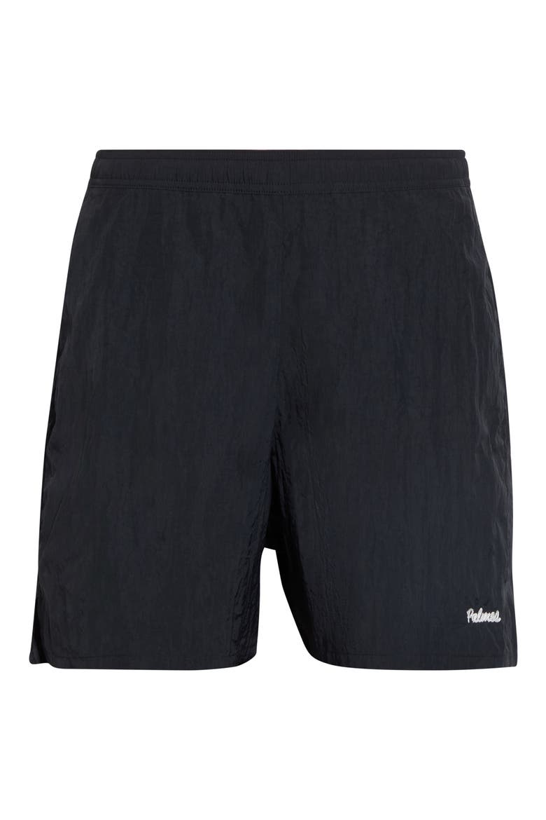 Logo Tennis Shorts, Main, color, BLACK