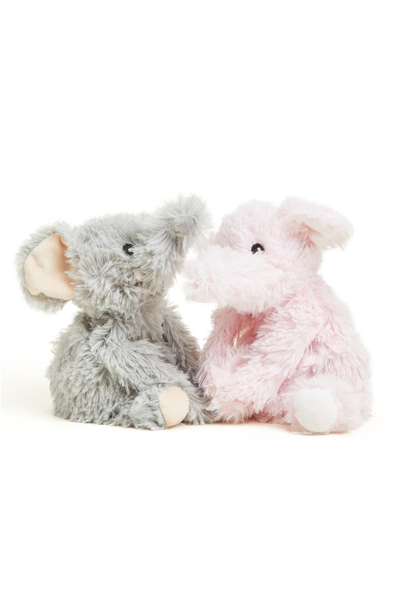 Warmies Elephant Hugs Plush Toy, Alternate, color, Pink/Grey