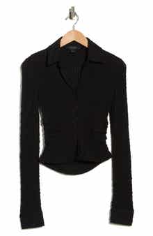 AllSaints Connie Slim Fit Button-Up Shirt