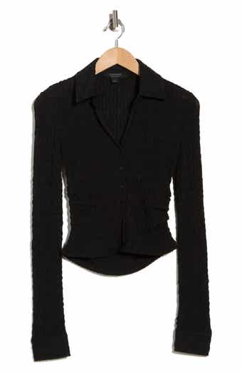 AllSaints Connie Slim Fit Button-Up Shirt