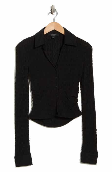 AllSaints Connie Slim Fit Button-Up Shirt