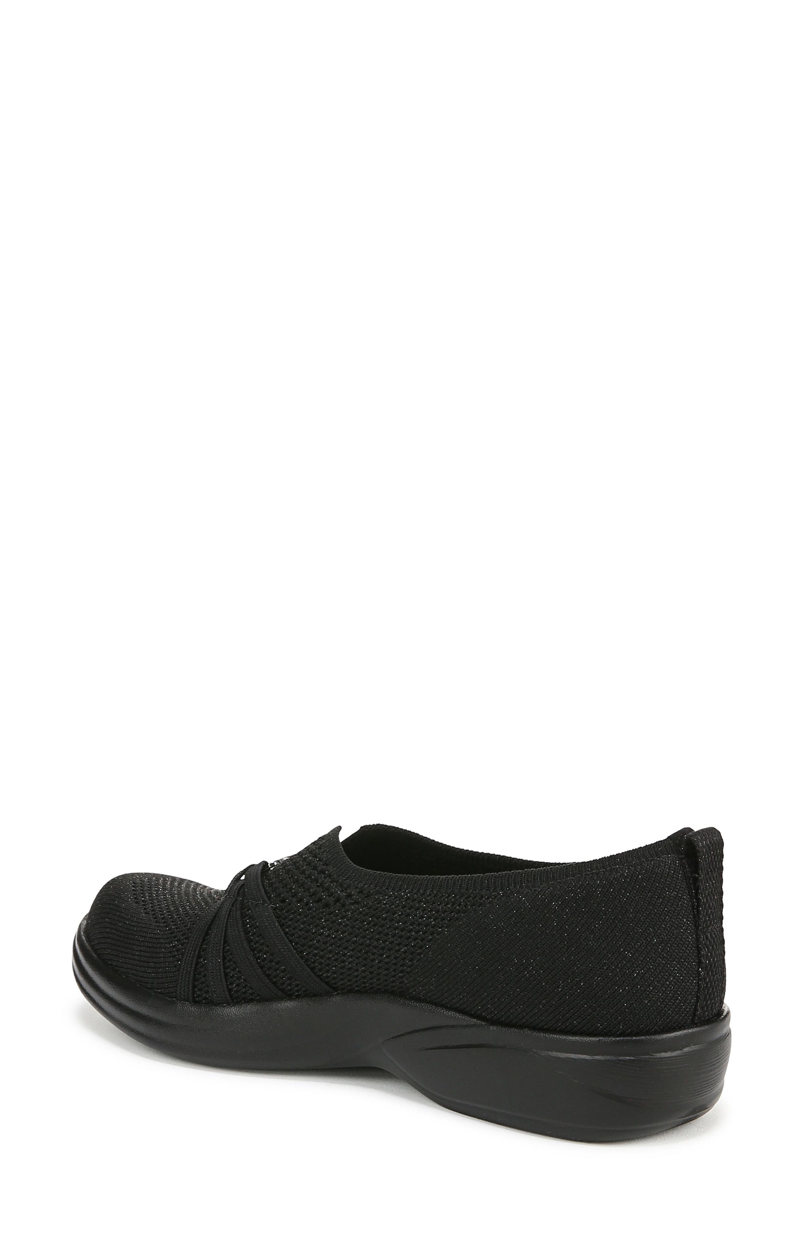 LifeStride Niche Knit Slip-On Sneaker - Wide Width Available, Alternate, color, Black Knit