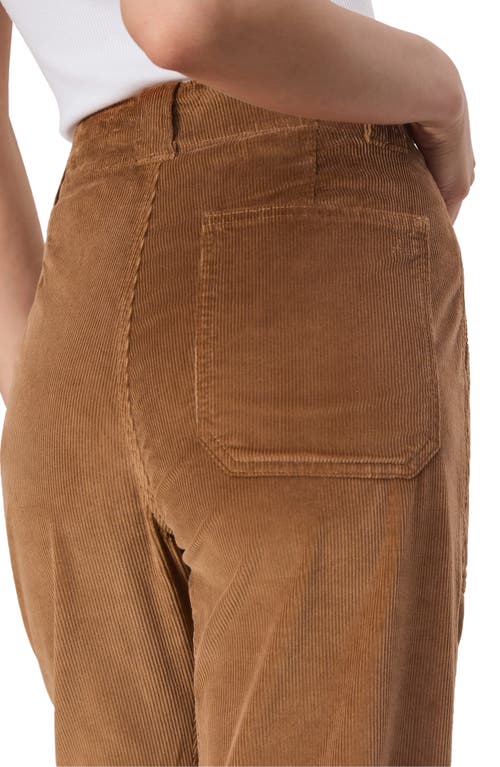 Rag & Bone Leyton Corduroy Straight Leg Pants In Brown