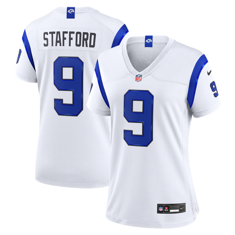 Women's Nike Matthew Stafford Los Angeles Rams Fearsome White Game Jersey