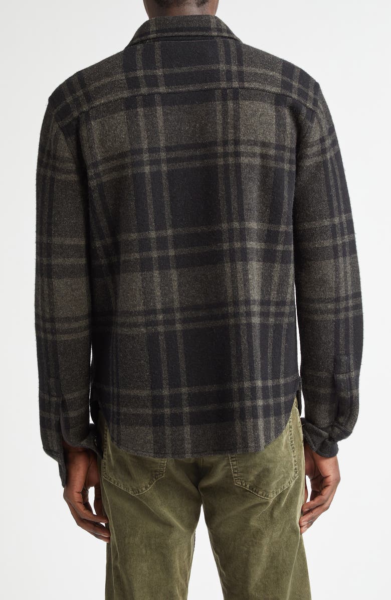 Double RL Matlock Plaid Wool Button-Up Shirt Jacket, Alternate, color, 