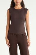 Zella Rib Crewneck Tank
