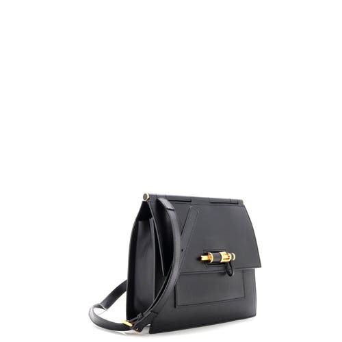 Pre-owned Hermes Hermes Sacabar Shoulder Bag Epsom And Swift 24 In Black