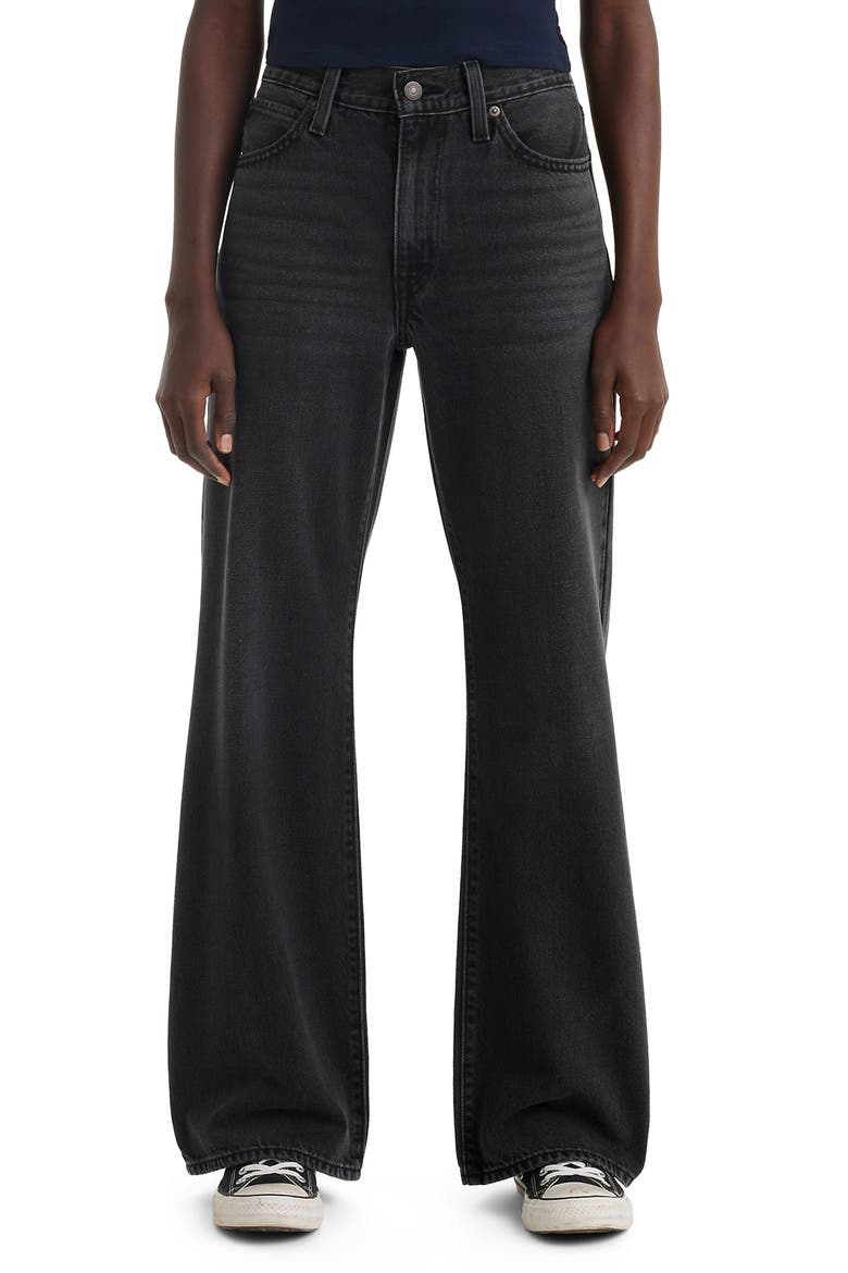 '94 Mid Rise Baggy Bootcut Jeans, Main, color, WANDERING SPIRIT CLEAN
