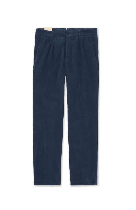 Pences Corduroy Pleated Trousers