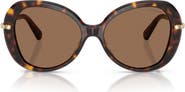 Swarovski 55mm Butterfly Sunglasses